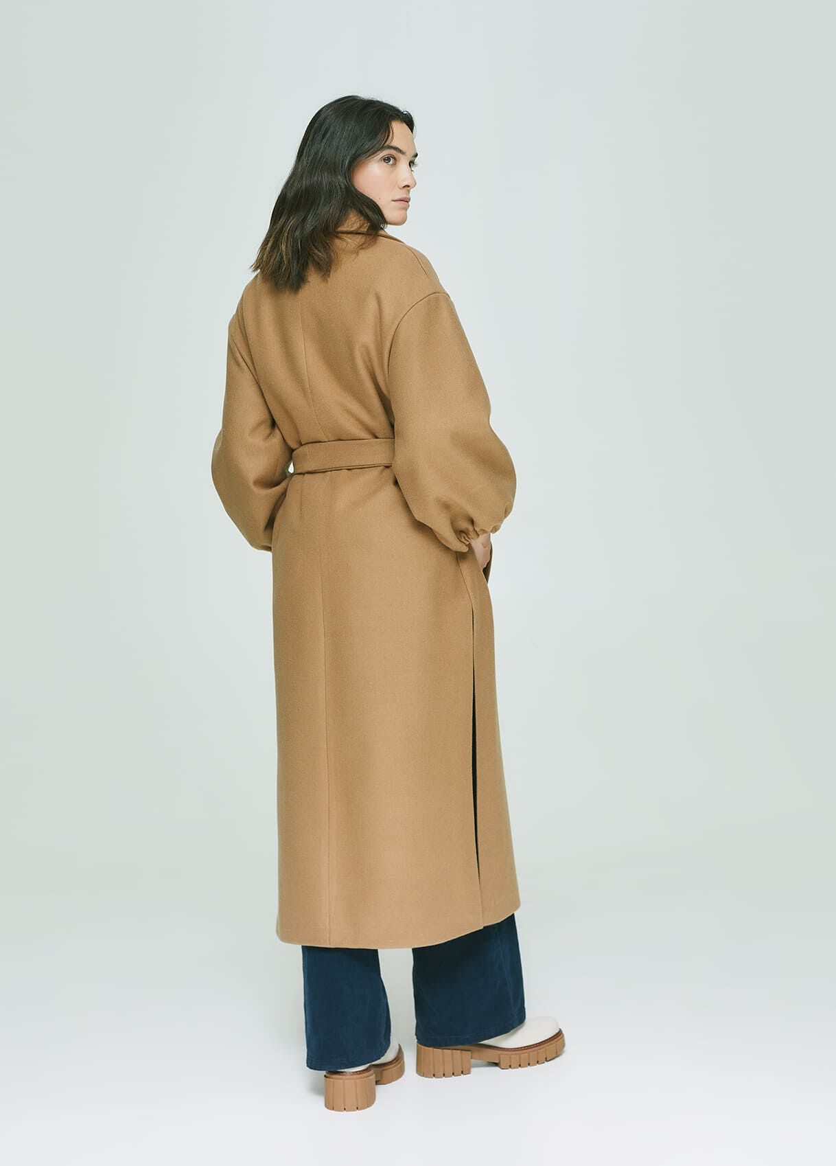liu jo camel coat