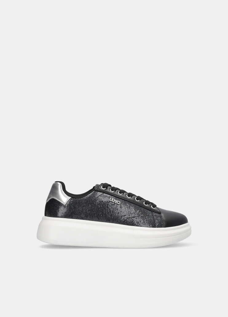 Platform sneakers with logo black Liu Jo - large image number 1 Platform sneakers with logo black Liu Jo - large image number 1