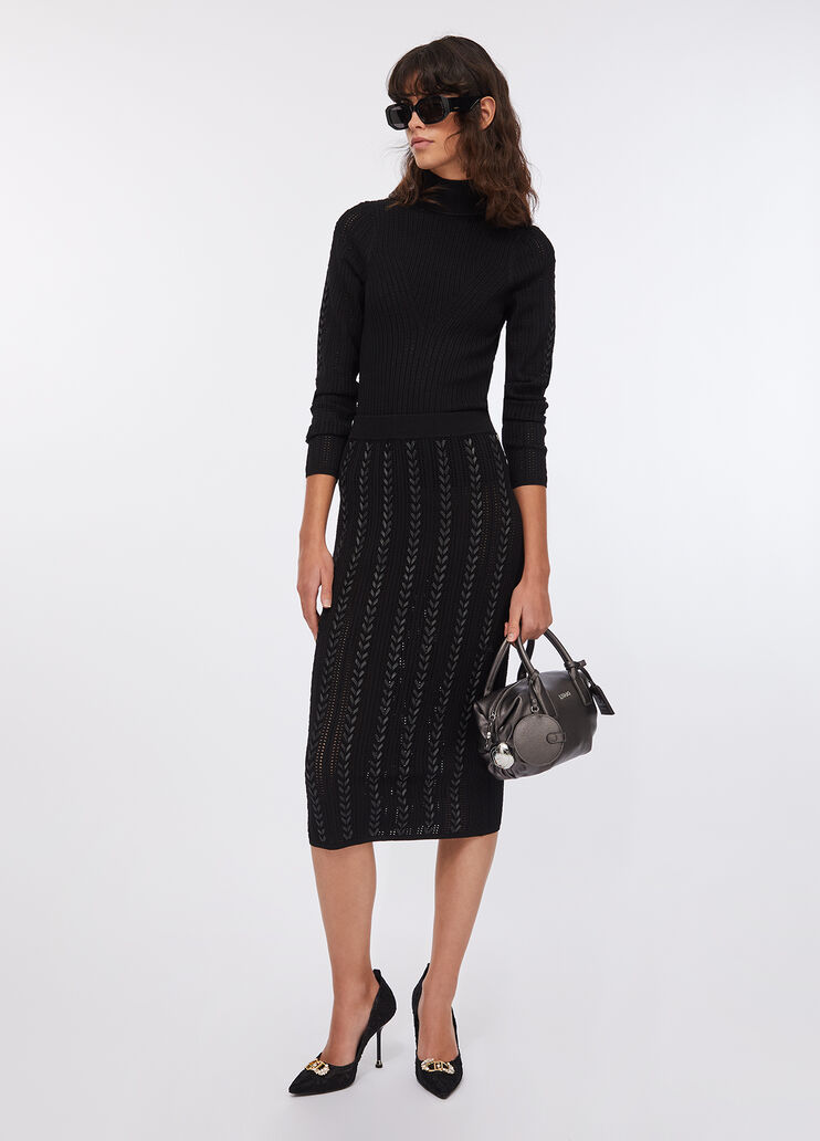 Knit skirt black Liu Jo - large image number 5