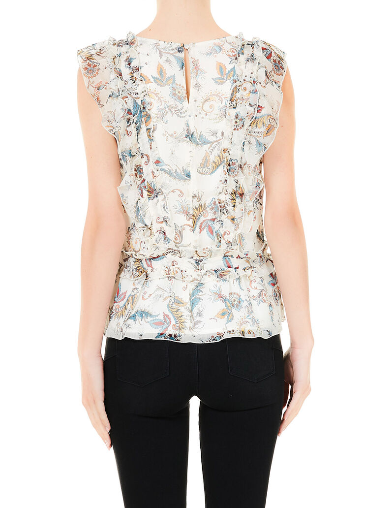 Top with flounces Paisley Liu Jo - large image number 1 Top with flounces Paisley Liu Jo - large image number 1