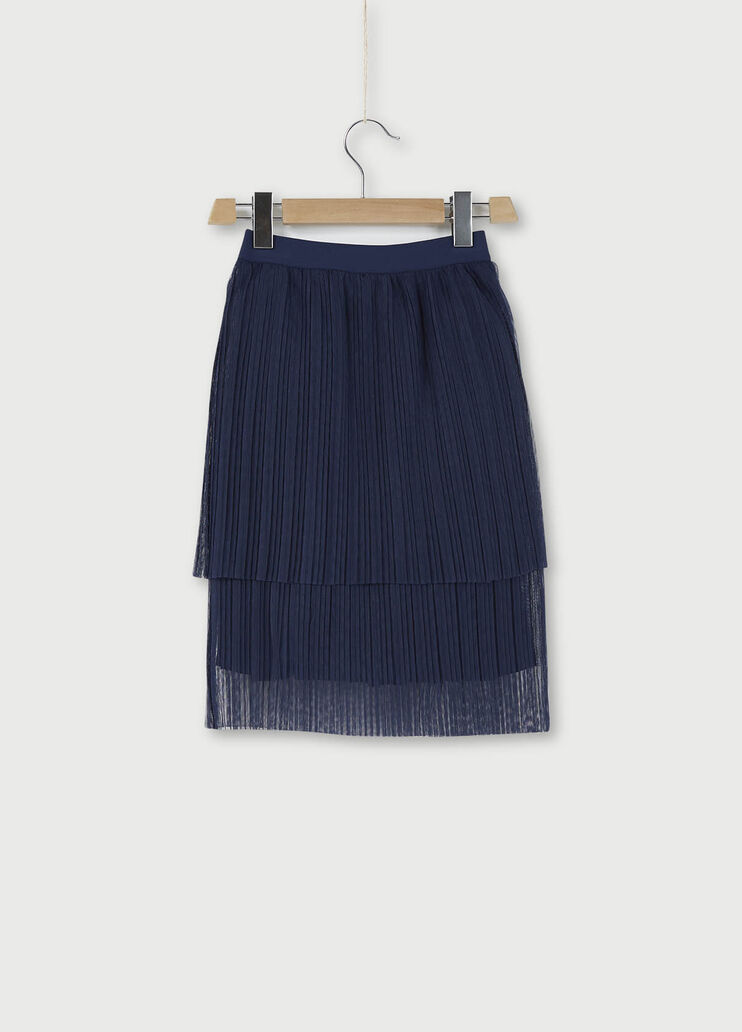 Pleated midiskirt Blue Liu Jo - large image number 1