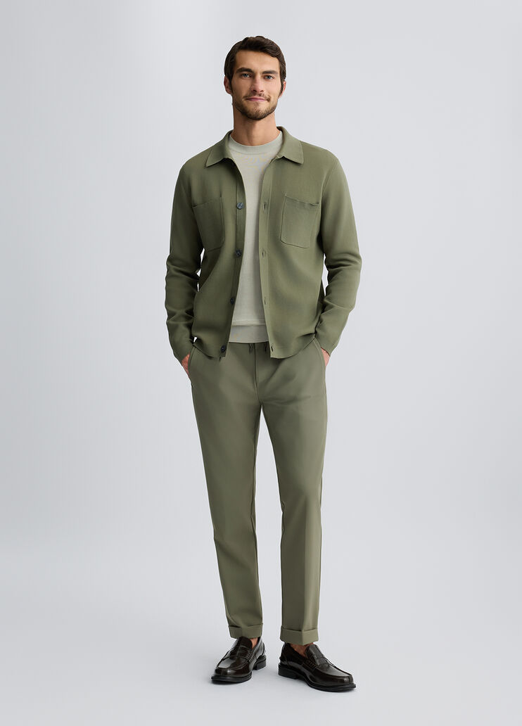 Green cardigan with pockets olive green Liu Jo - large image number 5 Green cardigan with pockets olive green Liu Jo - large image number 5