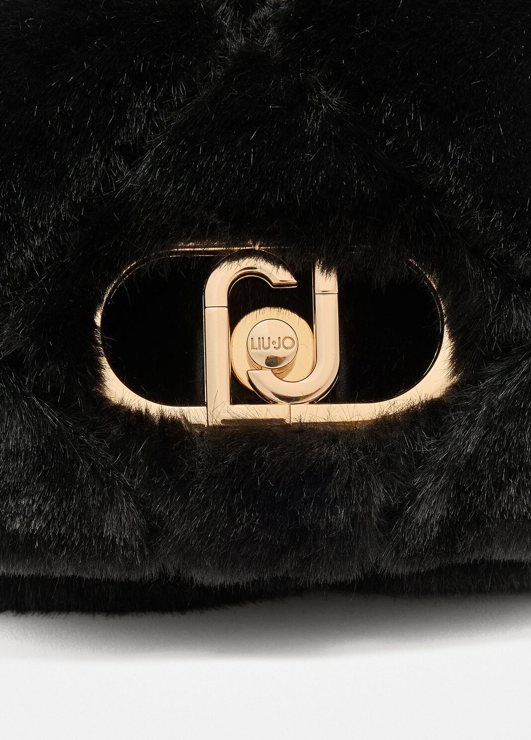 Small faux fur LaPuffy bag black Liu Jo - large image number 2