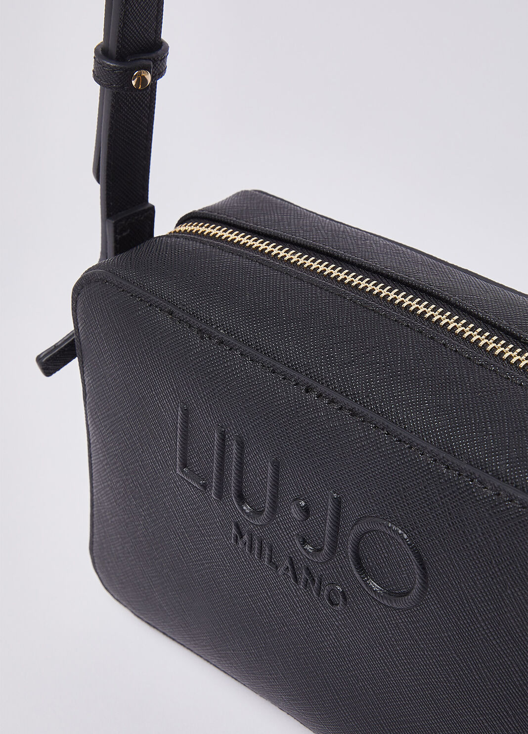 Crossbody bag with logo black Liu Jo - large image number 4