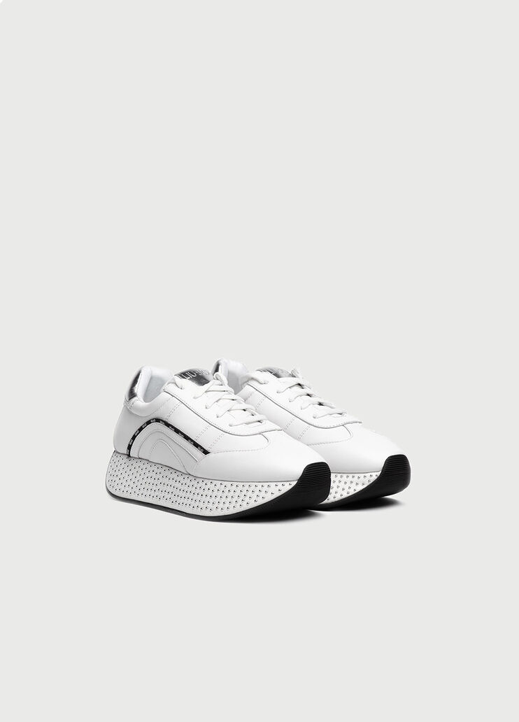 Кеды на платформе Белый Liu Jo - large image number 1