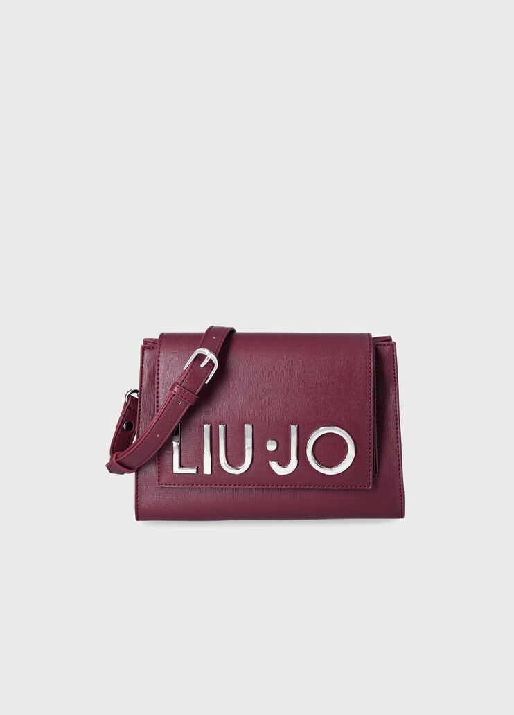 Crossbody bag with logo Burgundy Liu Jo - large image number 0