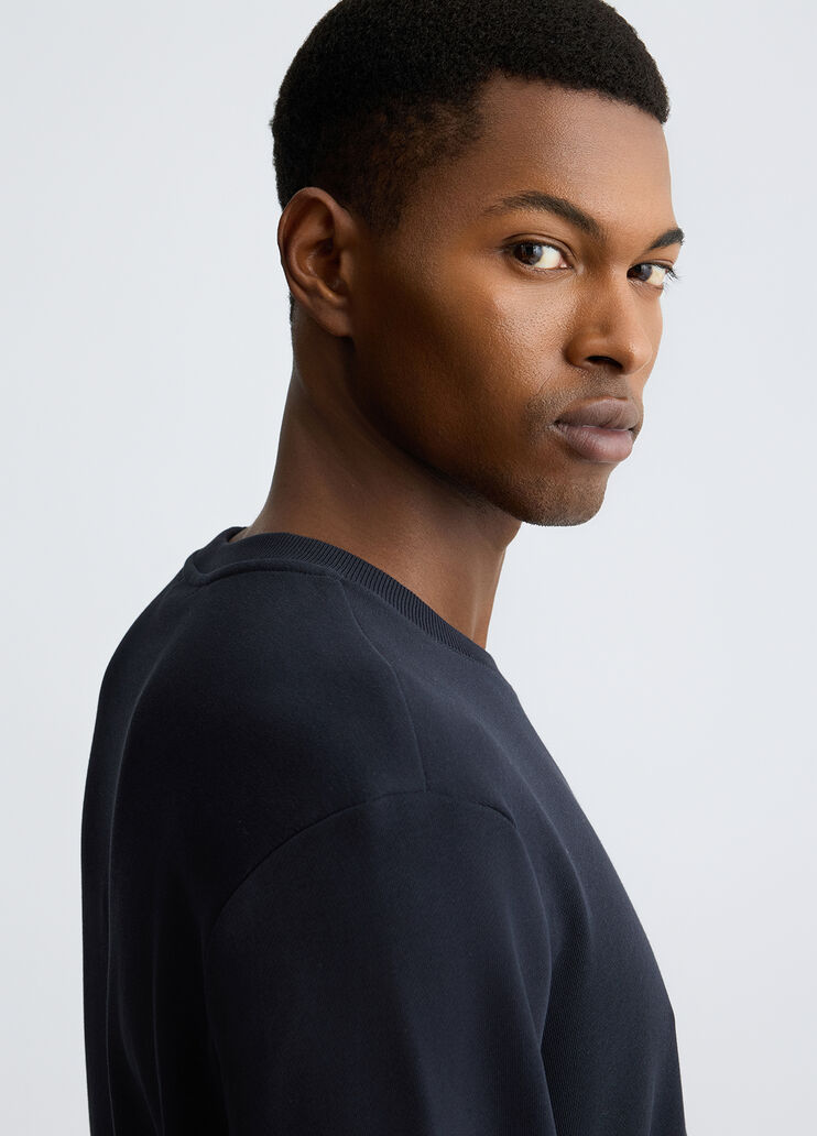 Blue sweatshirt with logo dark blue Liu Jo - large image number 4 Blue sweatshirt with logo dark blue Liu Jo - large image number 4