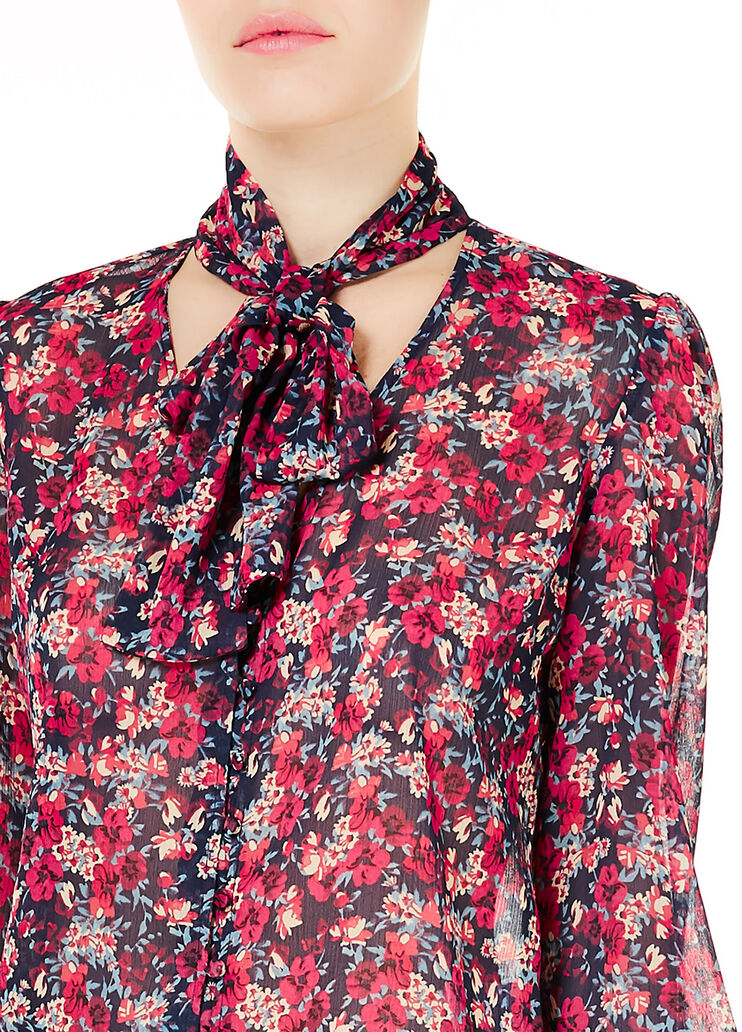 Shirt with bow Floral Liu Jo - large image number 2