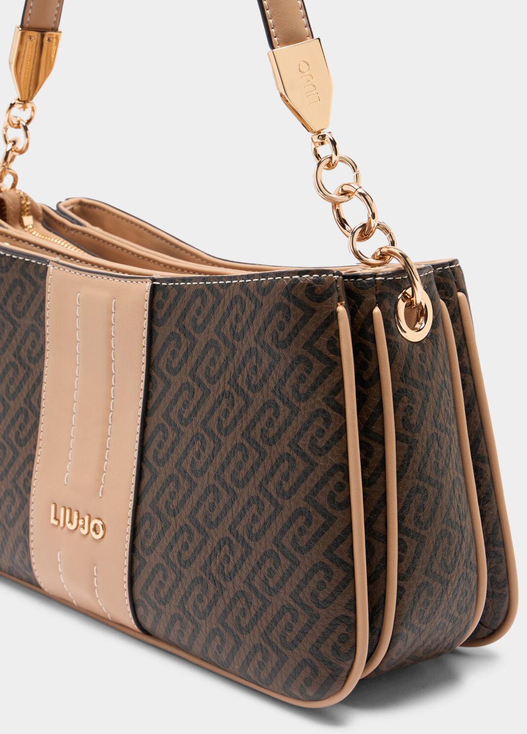 Kleine Schultertasche mit Monogramm Dunkelbraun Liu Jo - large image number 5