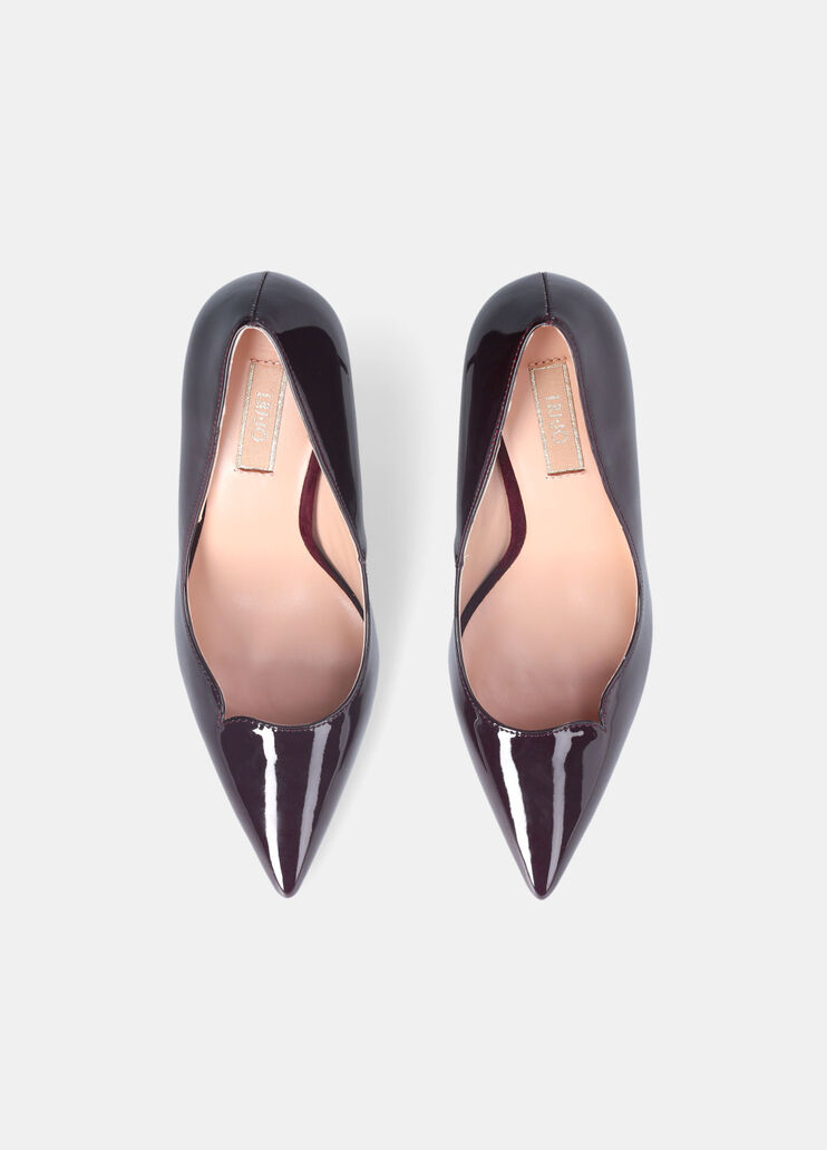 Лакированные туфли-лодочки темно-винный Liu Jo - large image number 4