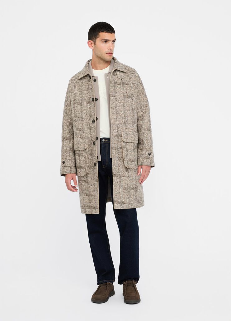 Check wool coat beige Liu Jo - medium Check wool coat beige Liu Jo - medium
