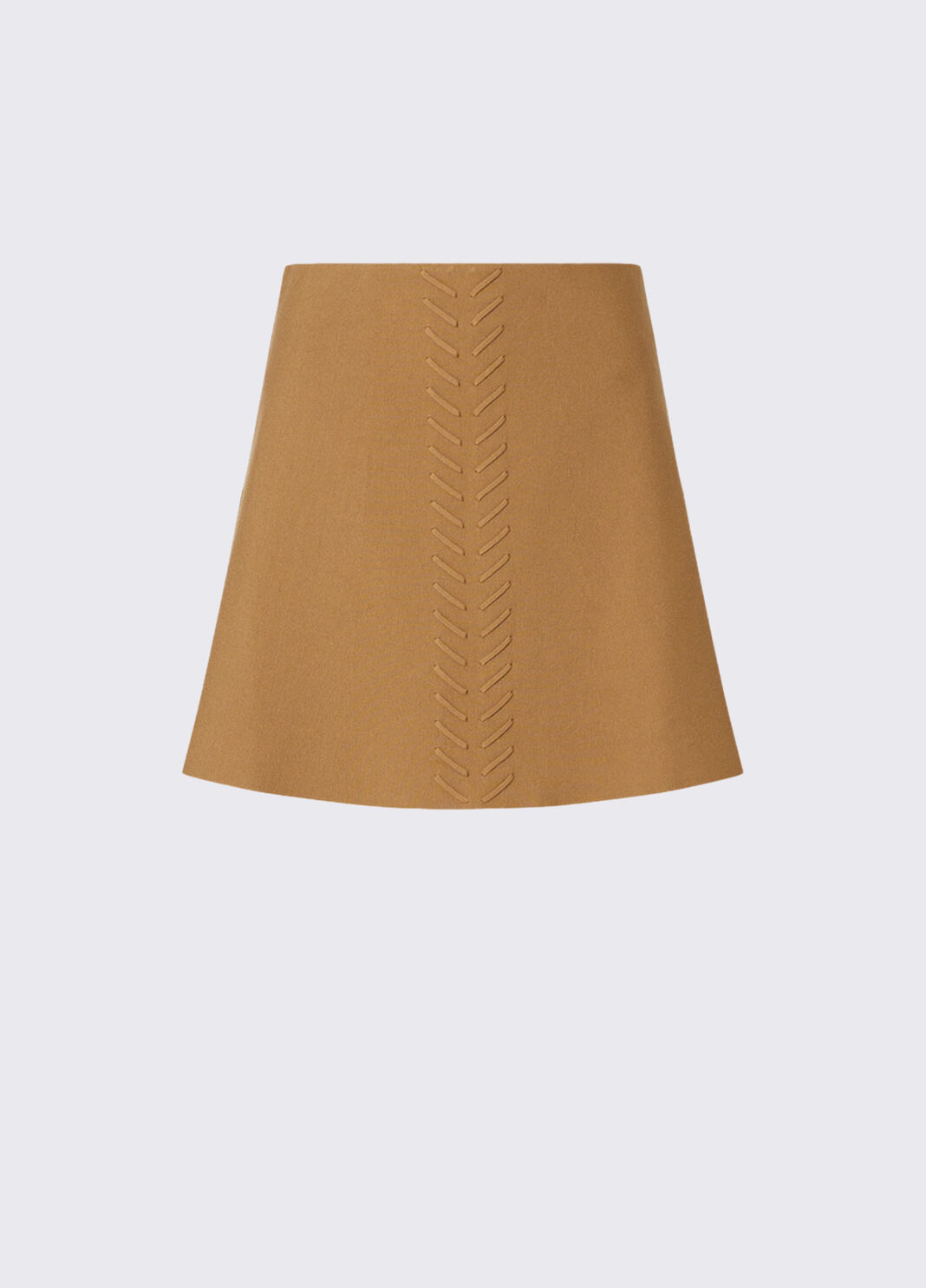 Knit Mini Skirt with Braided Details beige Liu Jo - large image number 5