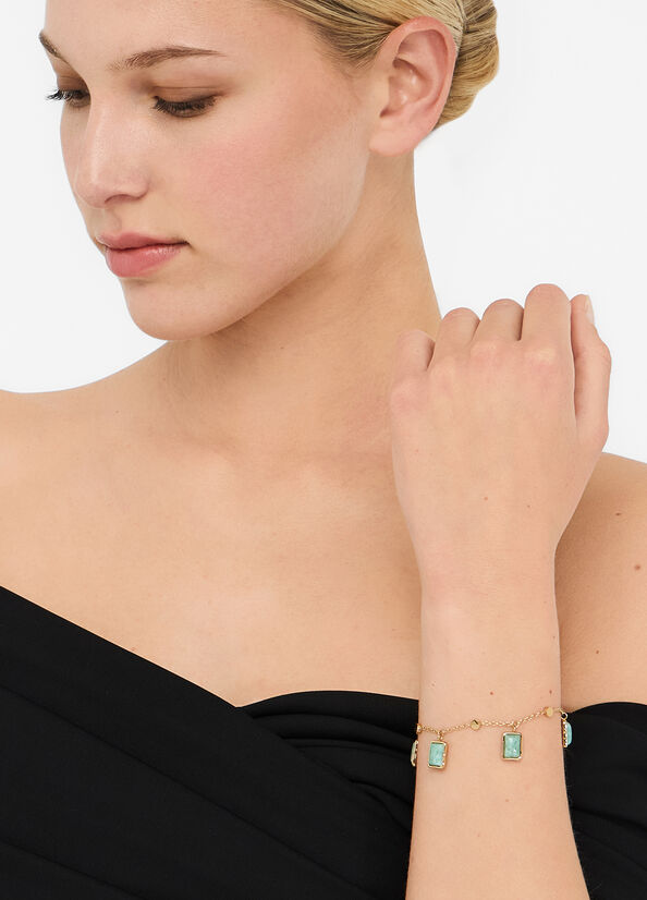 Armband mit Schmucksteinen grün Liu Jo - large image number 0