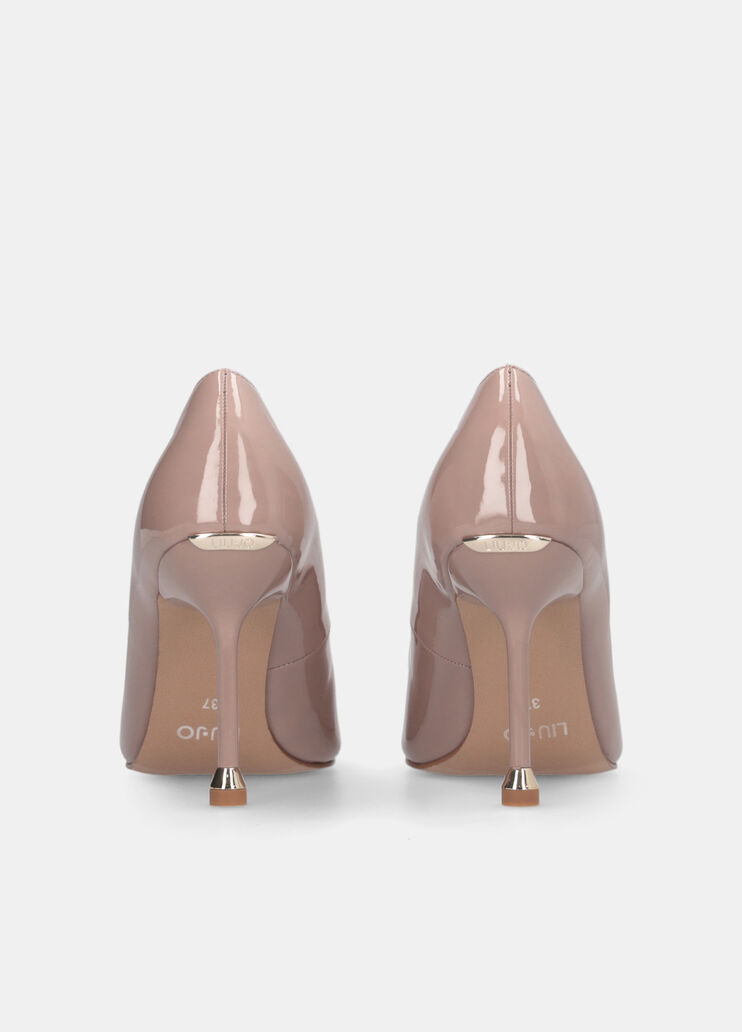 Patent leather court shoes nude Liu Jo - large image number 7