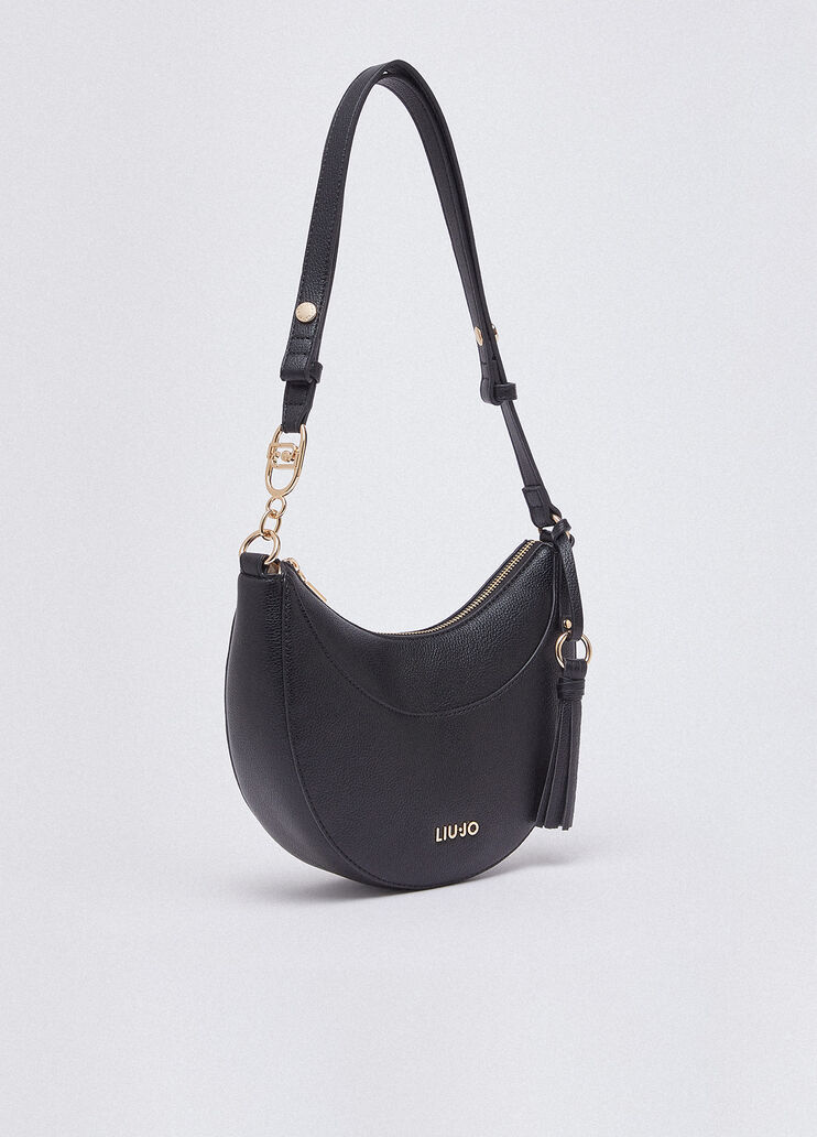 Medium hobo bag with charm black Liu Jo - large image number 1