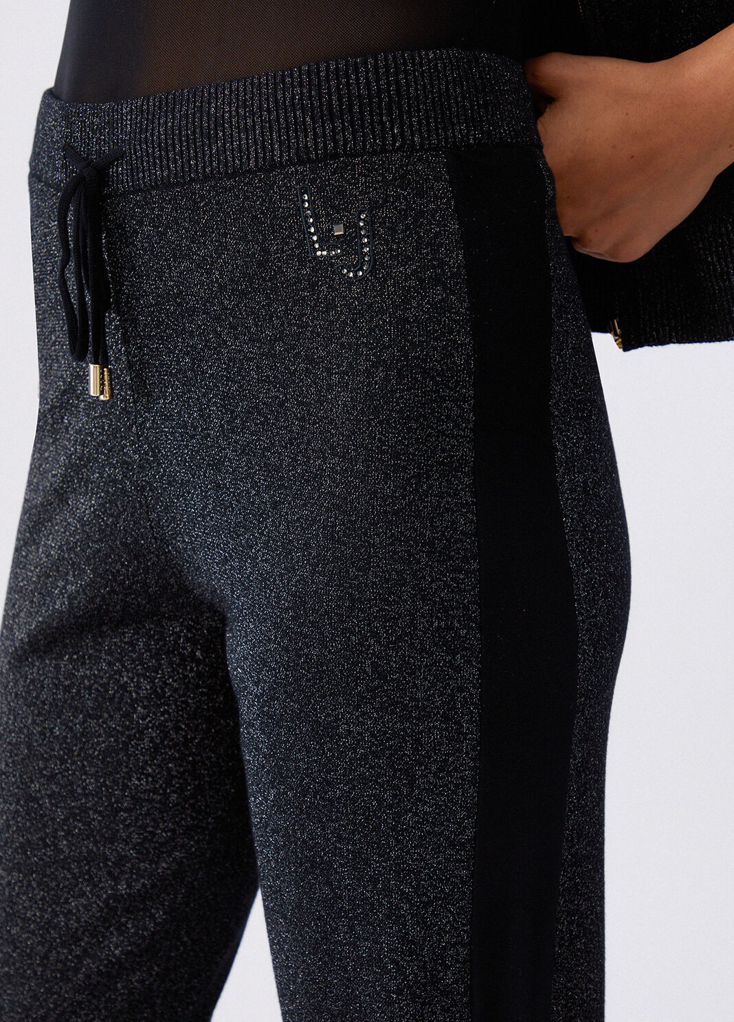 Lurex trousers black Liu Jo - large image number 4