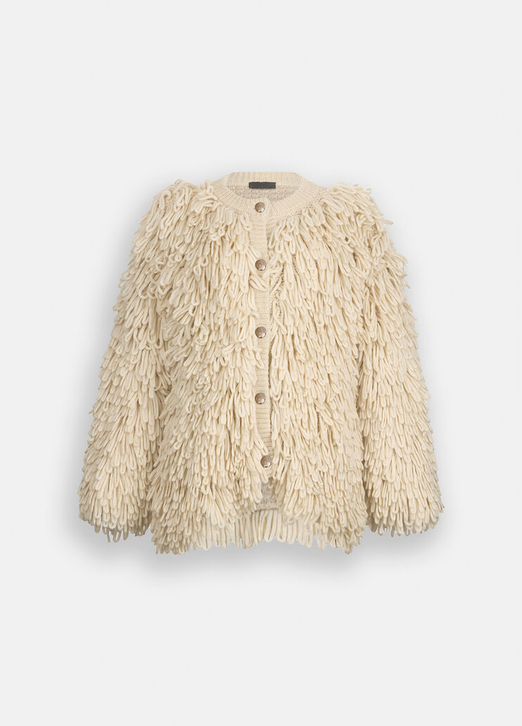 Wool jacket white Liu Jo - large image number 6 Wool jacket white Liu Jo - large image number 6