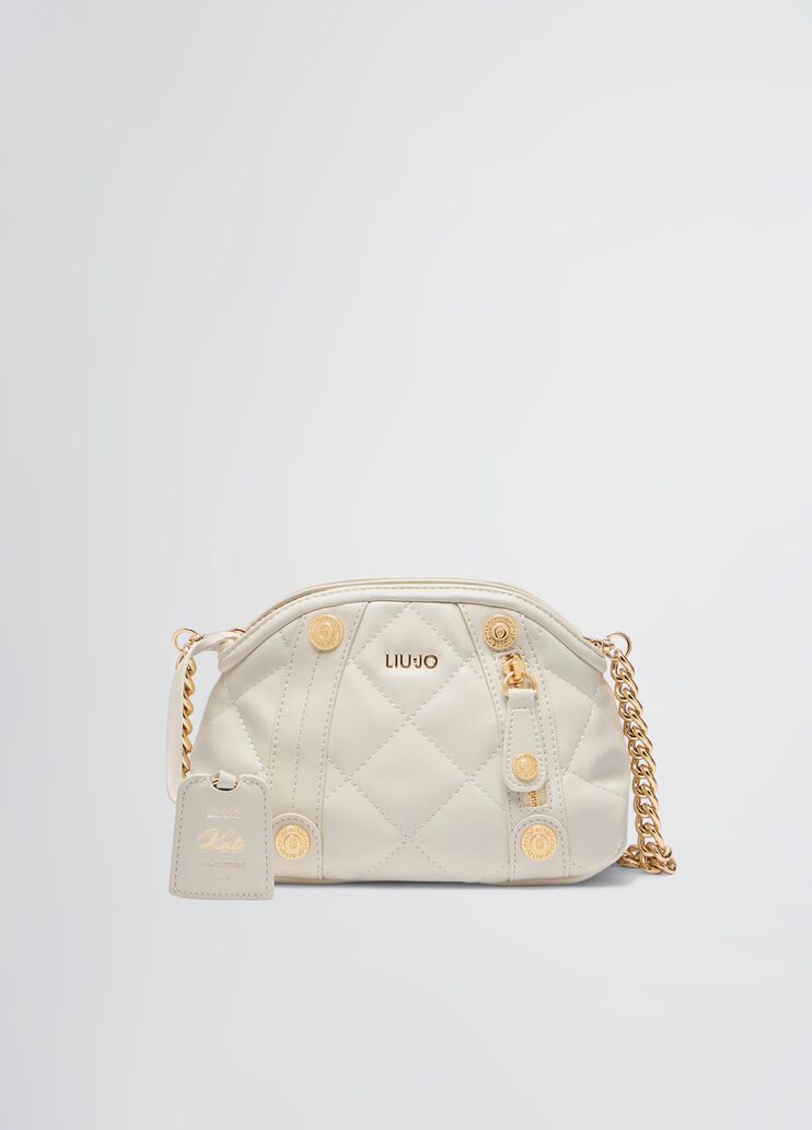 Pochette matelass&eacute;e cr&egrave;me Liu Jo - medium
