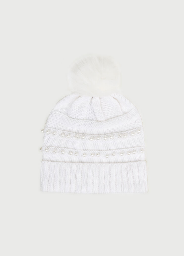 Beret with beads White Liu Jo - large image number 2