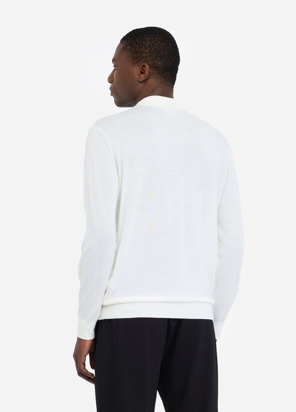 Wool polo shirt white Liu Jo - large image number 1