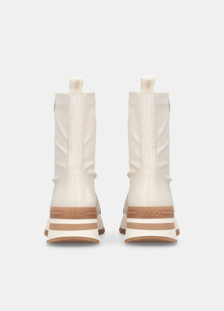 Stiefeletten mit Stretch-Obermaterial Milch Liu Jo - large image number 7