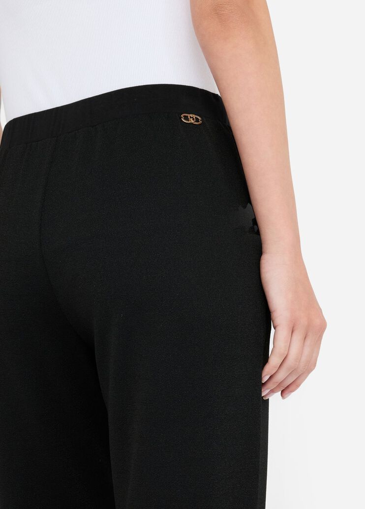 Lurex® joggers black Liu Jo - large image number 2 Lurex® joggers black Liu Jo - large image number 2