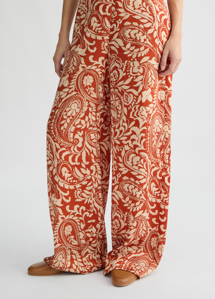Printed twill jumpsuit terracotta Liu Jo - large image number 3 Printed twill jumpsuit terracotta Liu Jo - large image number 3