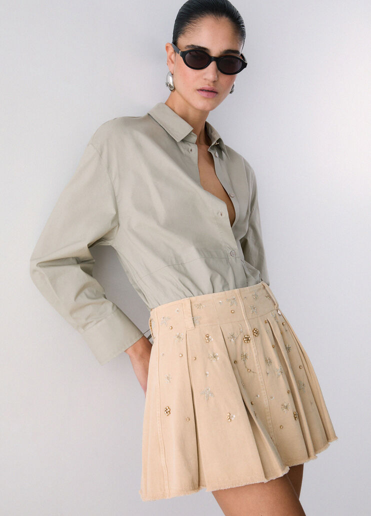 Poplin shirt grey Liu Jo - medium