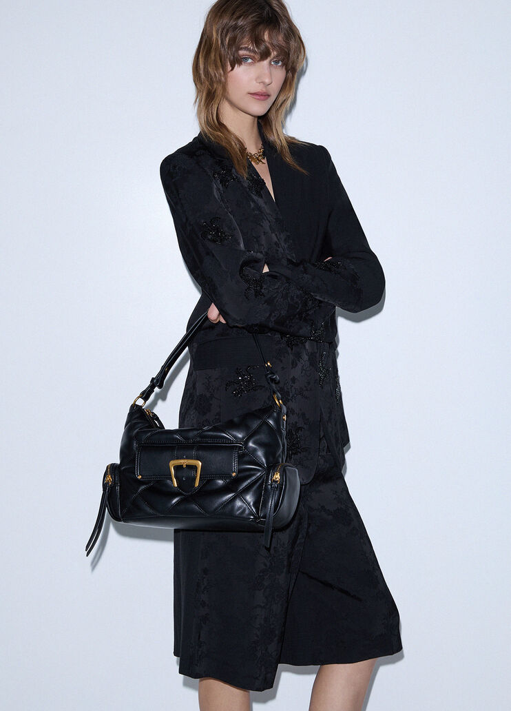 Small hobo bag quilted black Liu Jo - medium