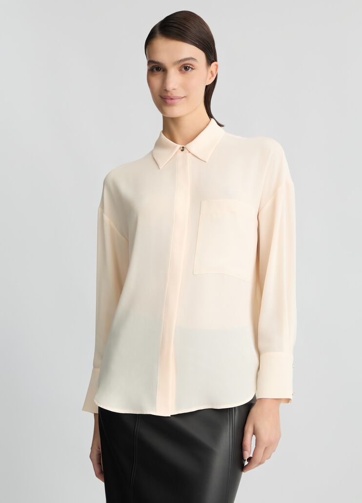 Champagne-coloured oversized shirt champagne Liu Jo - large image number 0 Champagne-coloured oversized shirt champagne Liu Jo - large image number 0