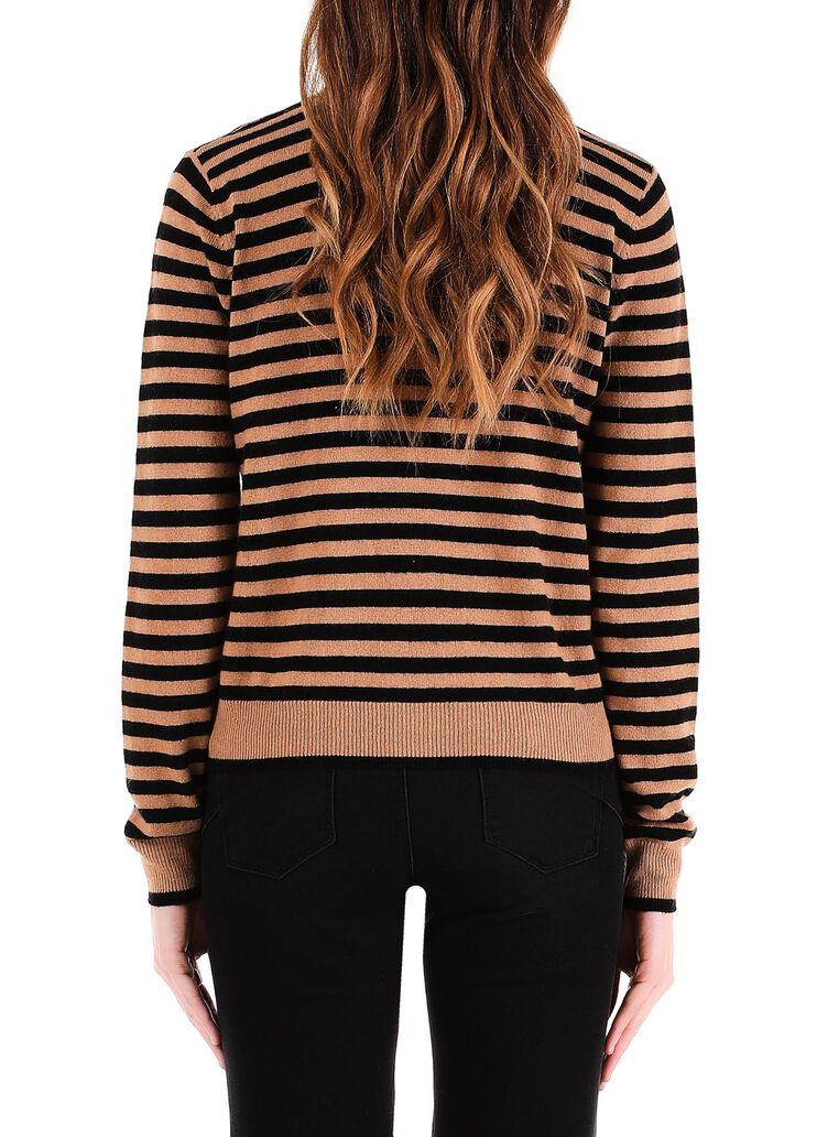 Streifenpullover Tabak/Schwarz Liu Jo - large image number 1