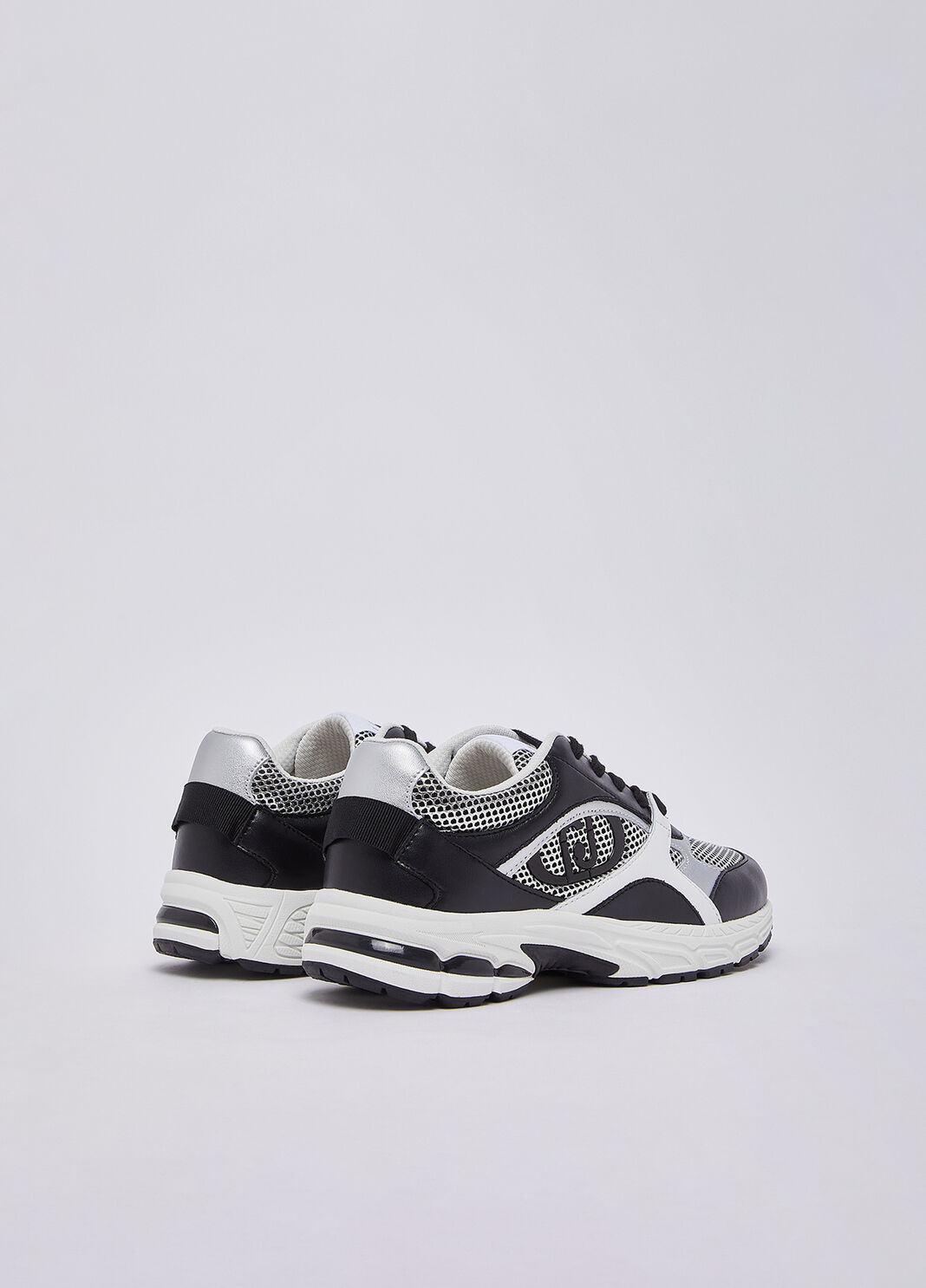 Sneakers in mesh metallizzato nero Liu Jo - large image number 2