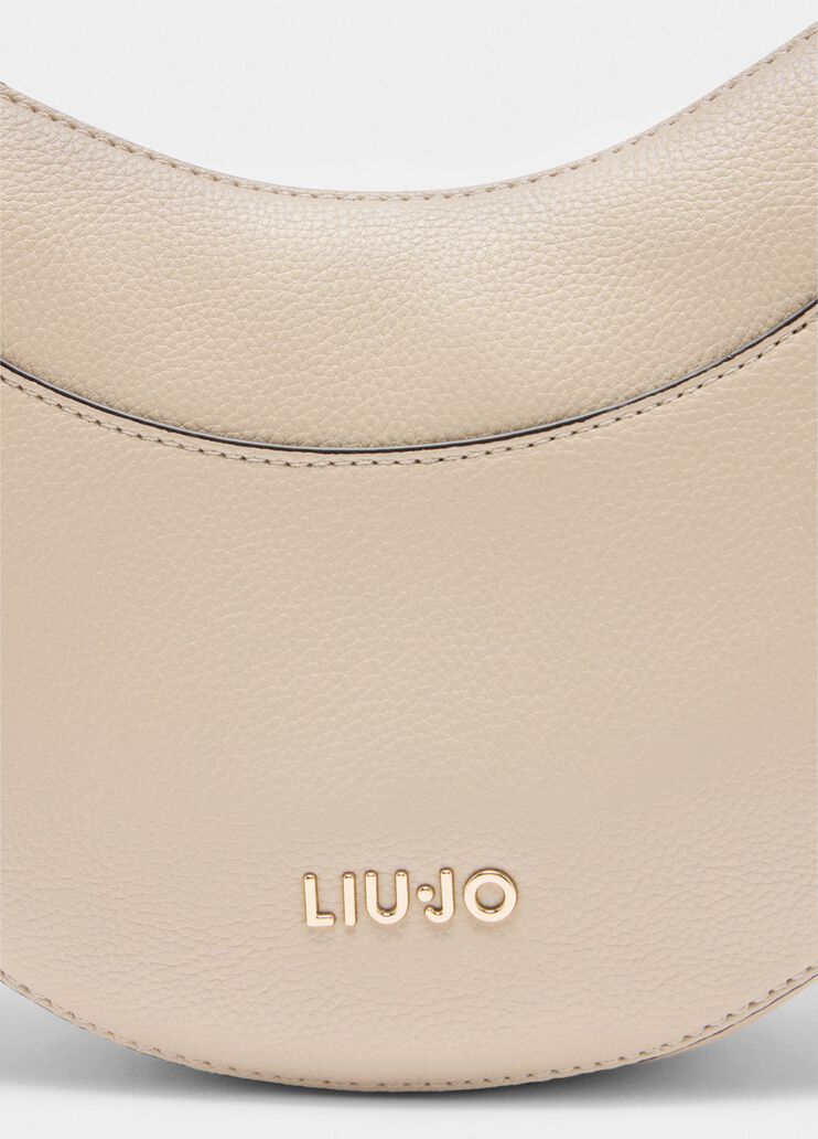 Medium shoulder bag with charm beige Liu Jo - large image number 4 Medium shoulder bag with charm beige Liu Jo - large image number 4