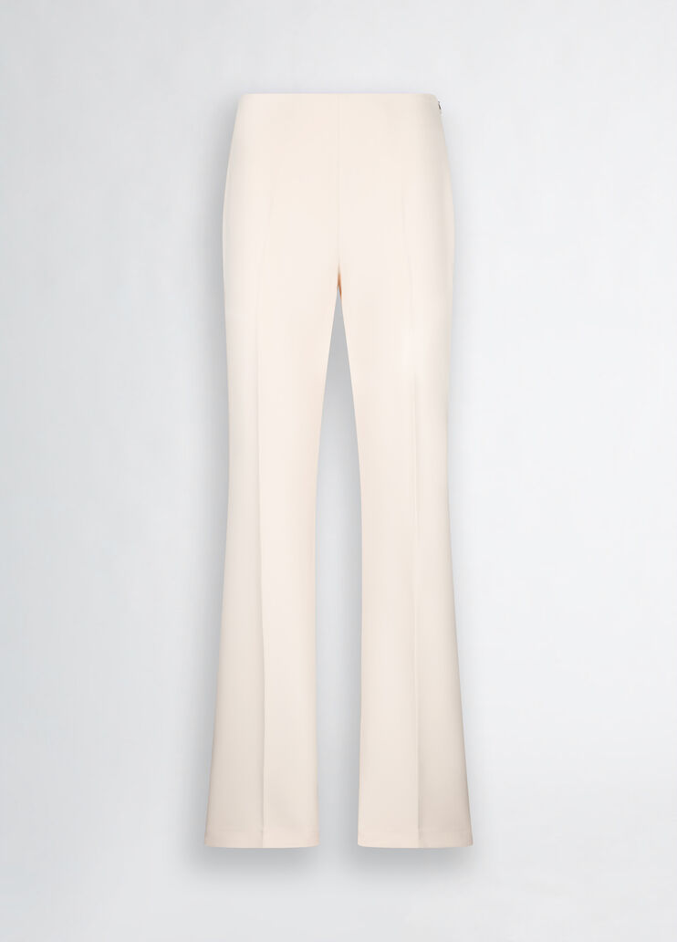 Long champagne-coloured crepe trousers champagne Liu Jo - large image number 6 Long champagne-coloured crepe trousers champagne Liu Jo - large image number 6