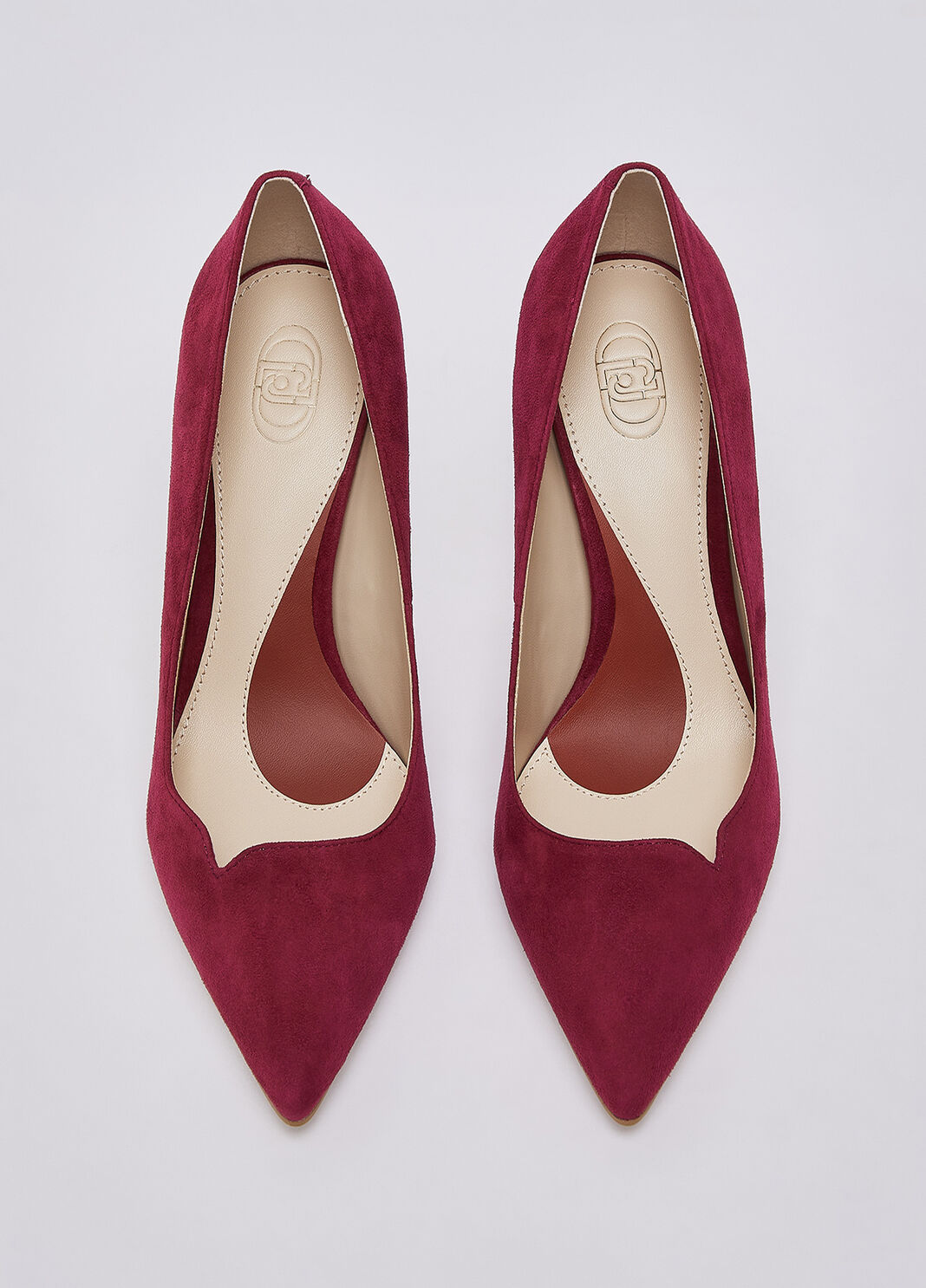 Escarpins en daim bordeaux Liu Jo - large image number 3