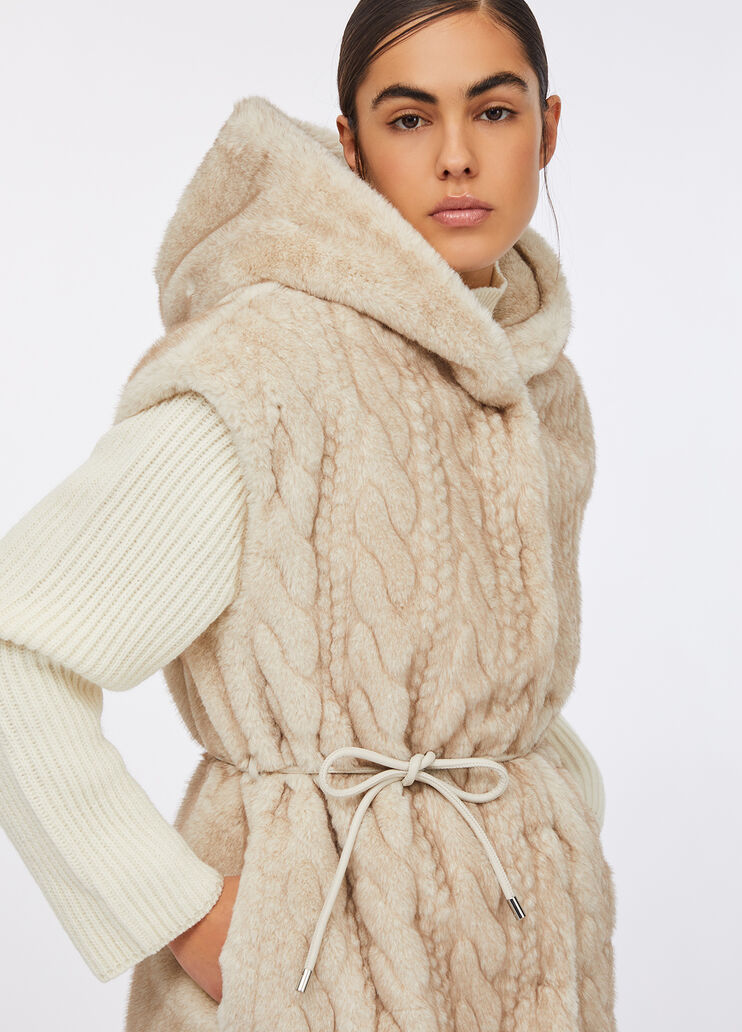 Vest with hood beige Liu Jo - medium