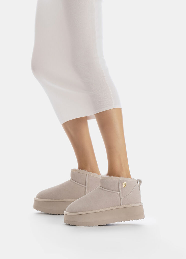 Warme Plateau-Stiefelette Sand Liu Jo - medium