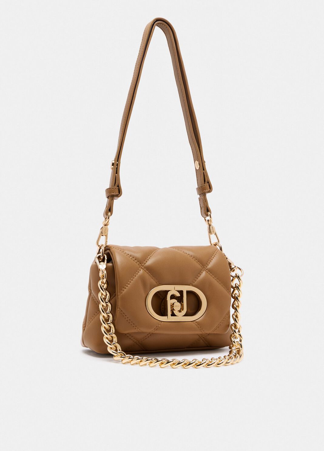 Маленькая сумка LaPuffy с эффектом матлассе коричневый Liu Jo - large image number 2