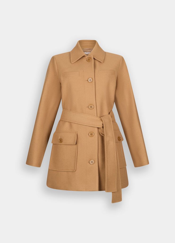 Manteau ceinturé beige Liu Jo - large image number 6 Manteau ceinturé beige Liu Jo - large image number 6