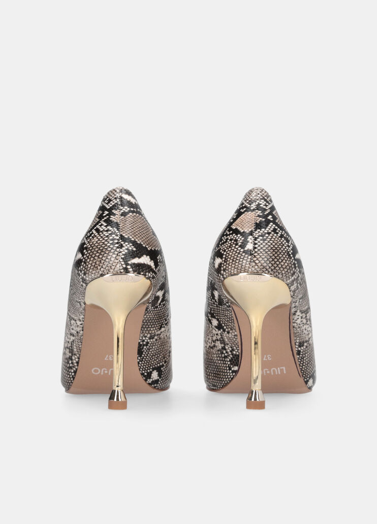 Snakeskin-print court shoes rope Liu Jo - large image number 7