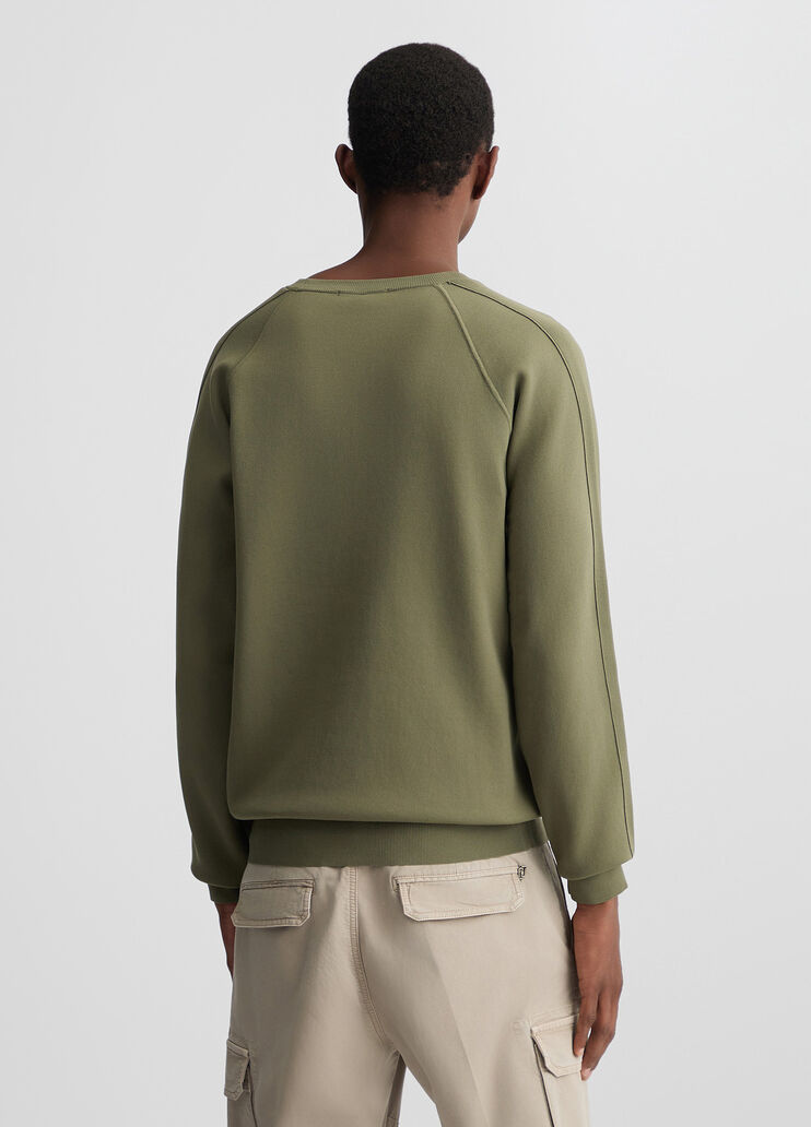 Green round-neck jumper olive green Liu Jo - large image number 1 Green round-neck jumper olive green Liu Jo - large image number 1