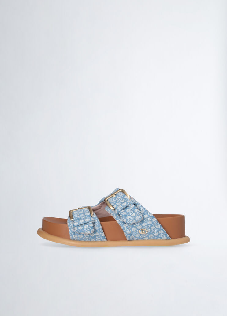 Sandals with bold straps denim Liu Jo - large image number 5  Sandals with bold straps denim Liu Jo - large image number 5