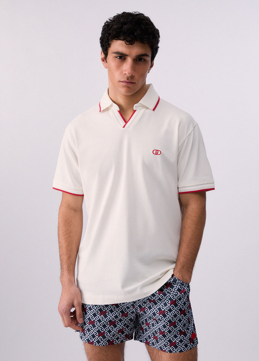 Regular fit polo shirt white Liu Jo - large image number 0