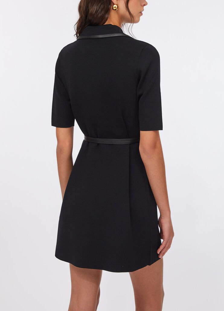 Dress in knit with belt black Liu Jo - medium