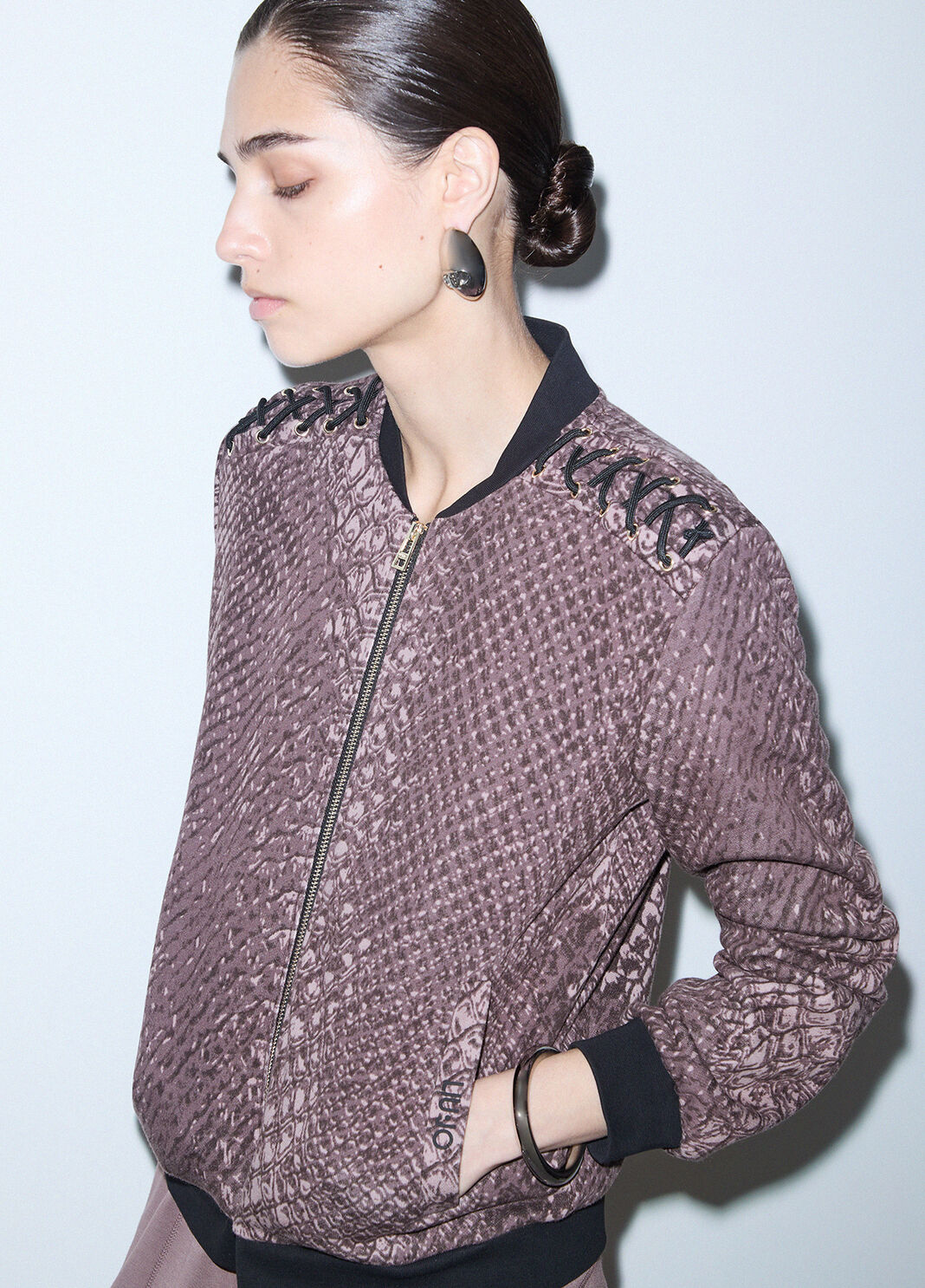 Sweat-shirt avec Lacets marron Liu Jo - large image number 3