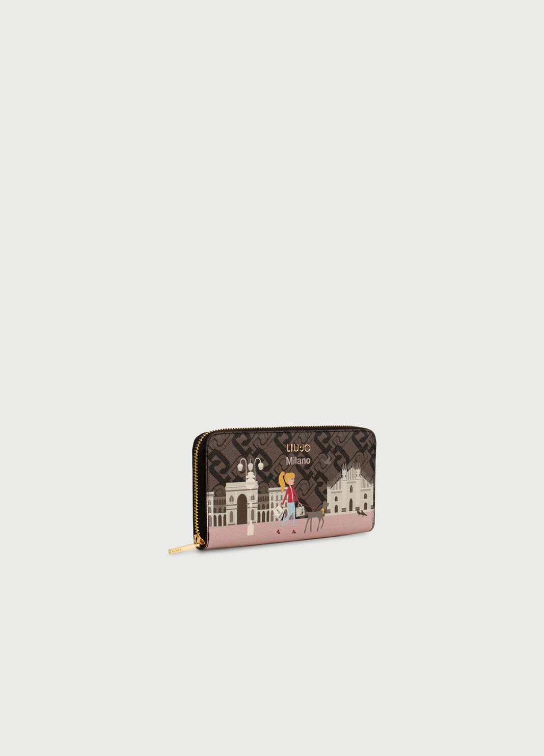 Large wallet with city Brown Liu Jo - large image number 1