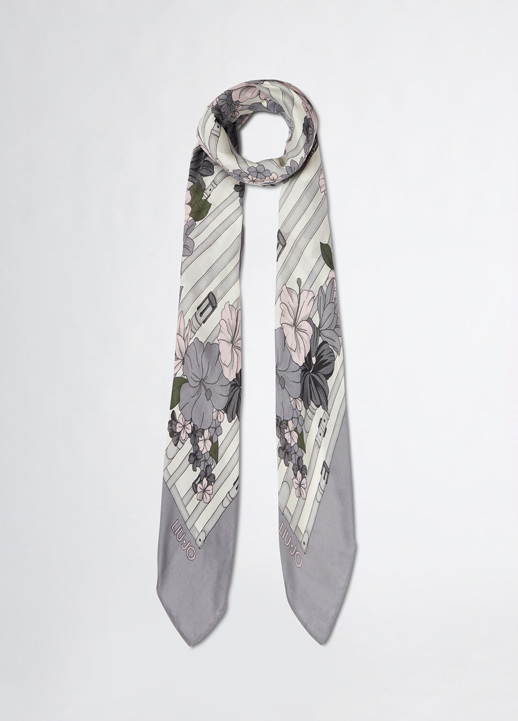 Floral scarf black Liu Jo - large image number 1