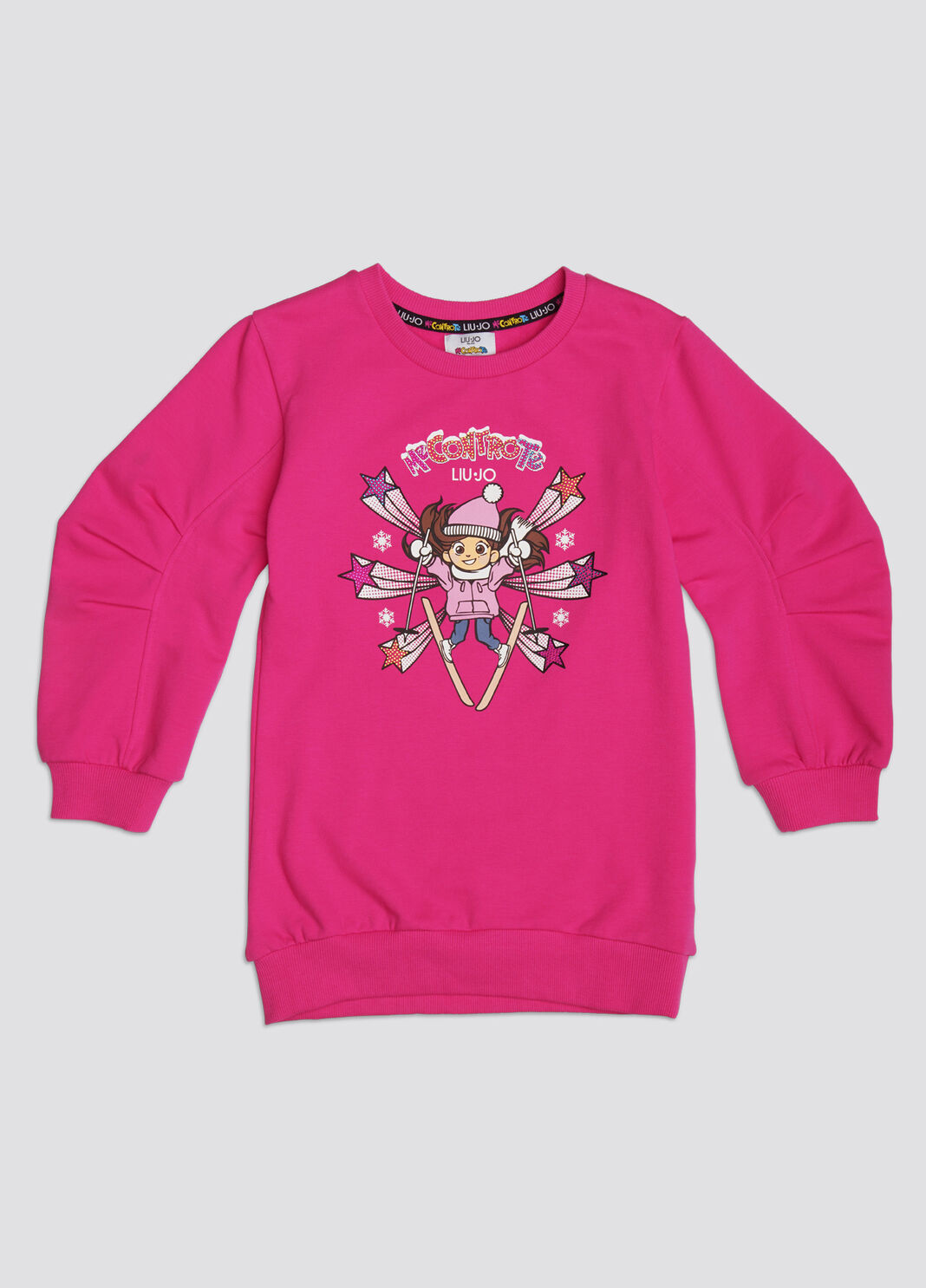 Me Contro Te oversized sweatshirt fuchsia Liu Jo - large image number 0