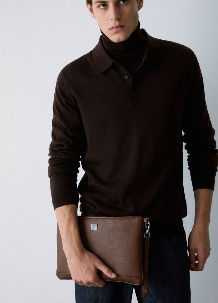 Pochette pour homme marron fonc&eacute; Liu Jo - medium