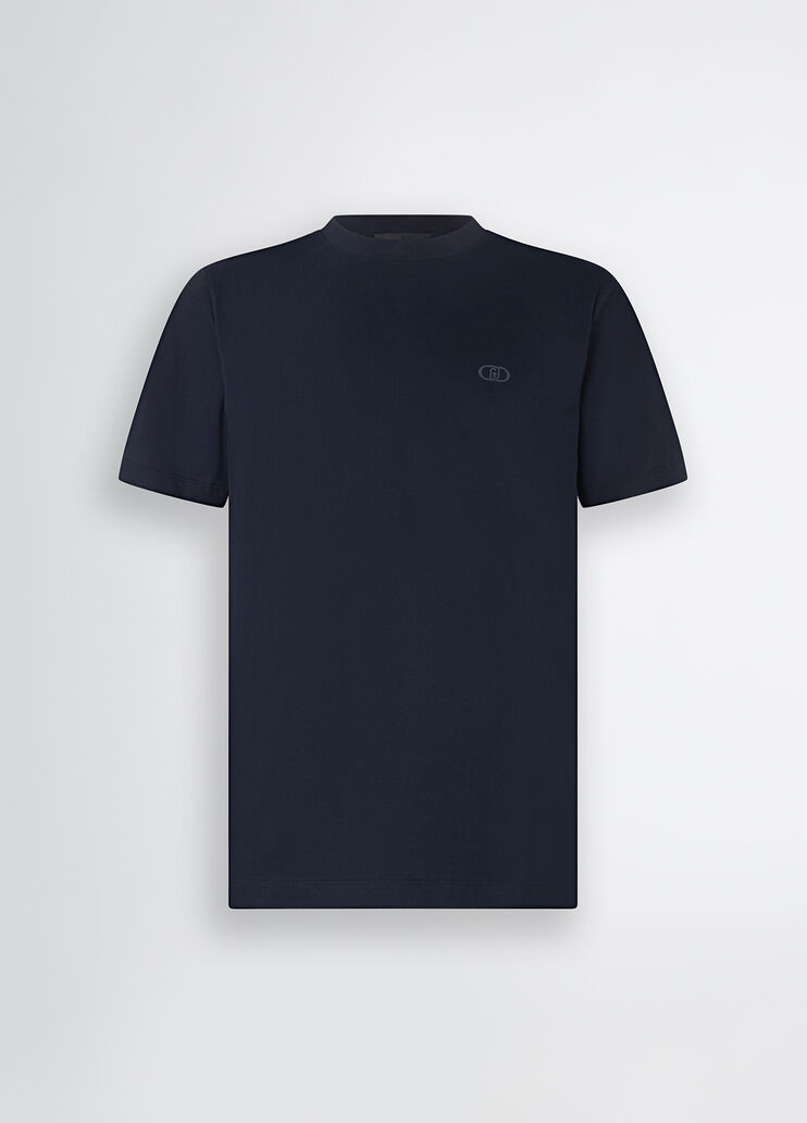 Blue T-shirt with logo dark blue Liu Jo - large image number 6 Blue T-shirt with logo dark blue Liu Jo - large image number 6